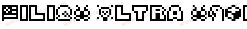 PiliEG Ultra GBTrueType字体转换